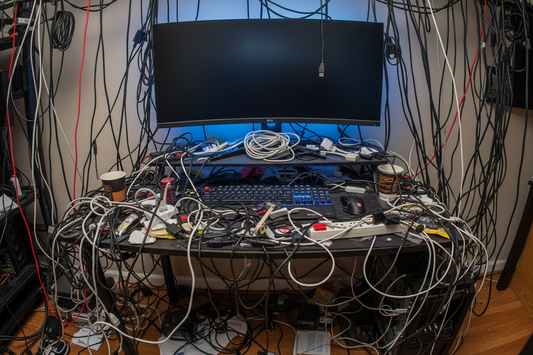 Organisateur de câble de bureau réutilisables