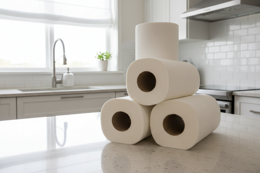 Porte-papier essuie tout adhésif en acier inoxydable